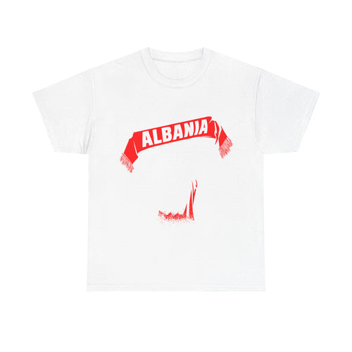 Albania Hooligan Wappen Shqiptar Flagge Adler Fußball Fan Sport - Unisex T Shirt