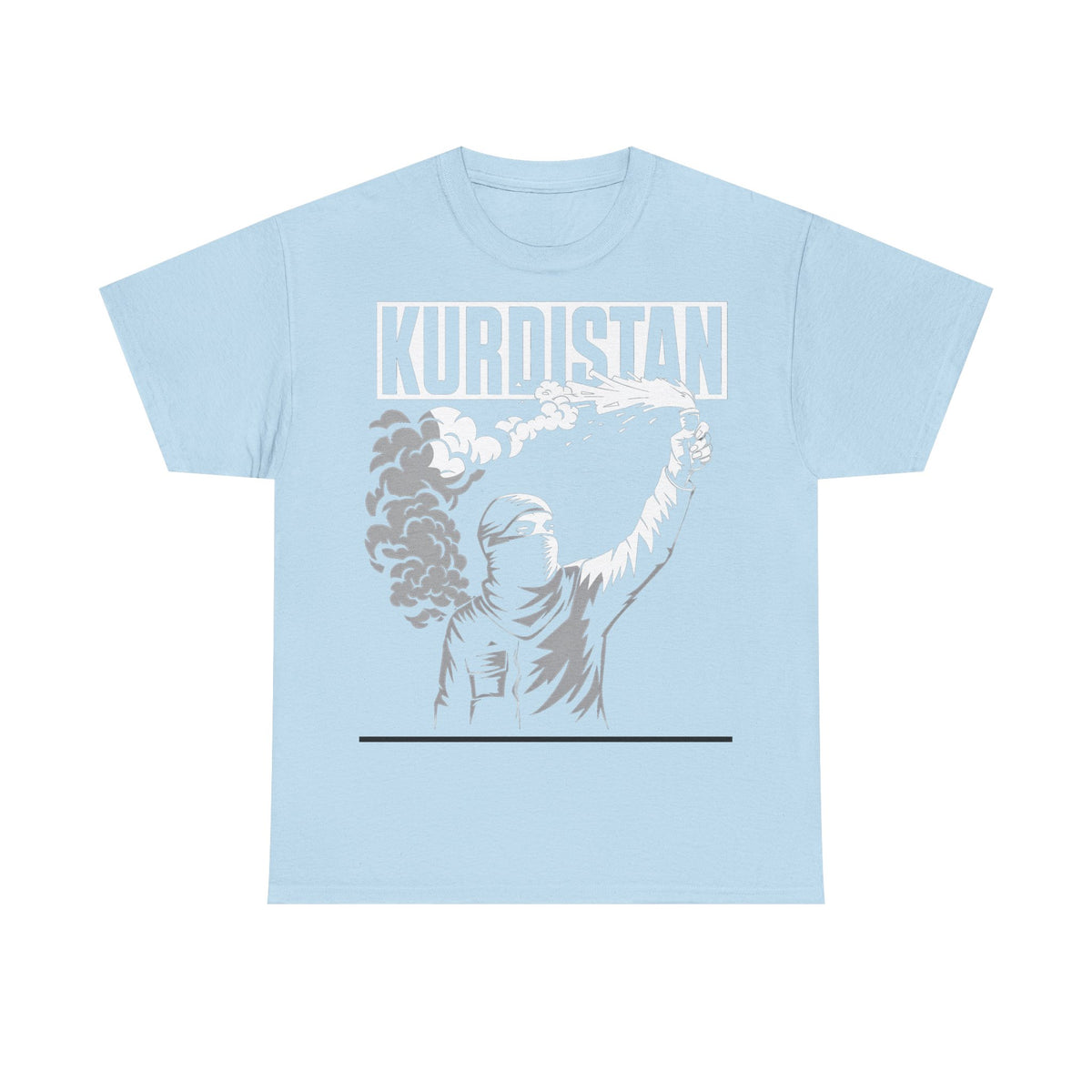 Camiseta unisex con escudo, bandera y regalo para los aficionados del Kurdistán: Azadi, patria