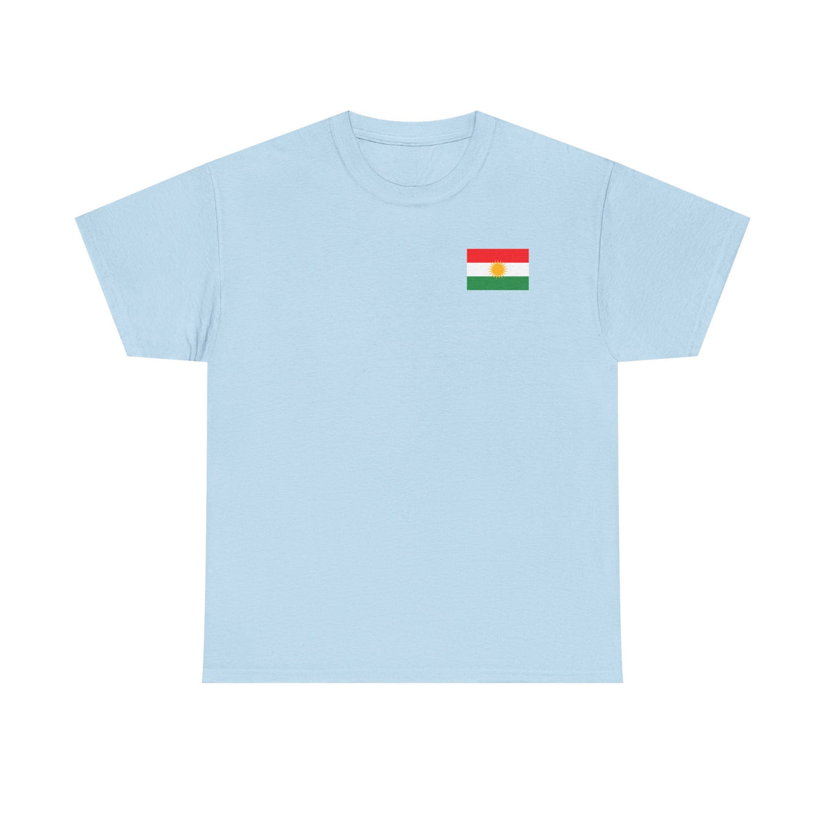 Kurdistán Azadi Escudo Bandera Patria Newroz Regalo - Camiseta unisex