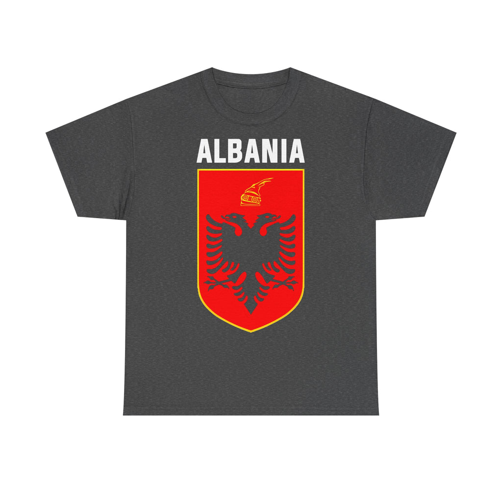 Albania Wappen Shqiptar Flagge Adler Fußball Fan Sport Unisex T Shirt
