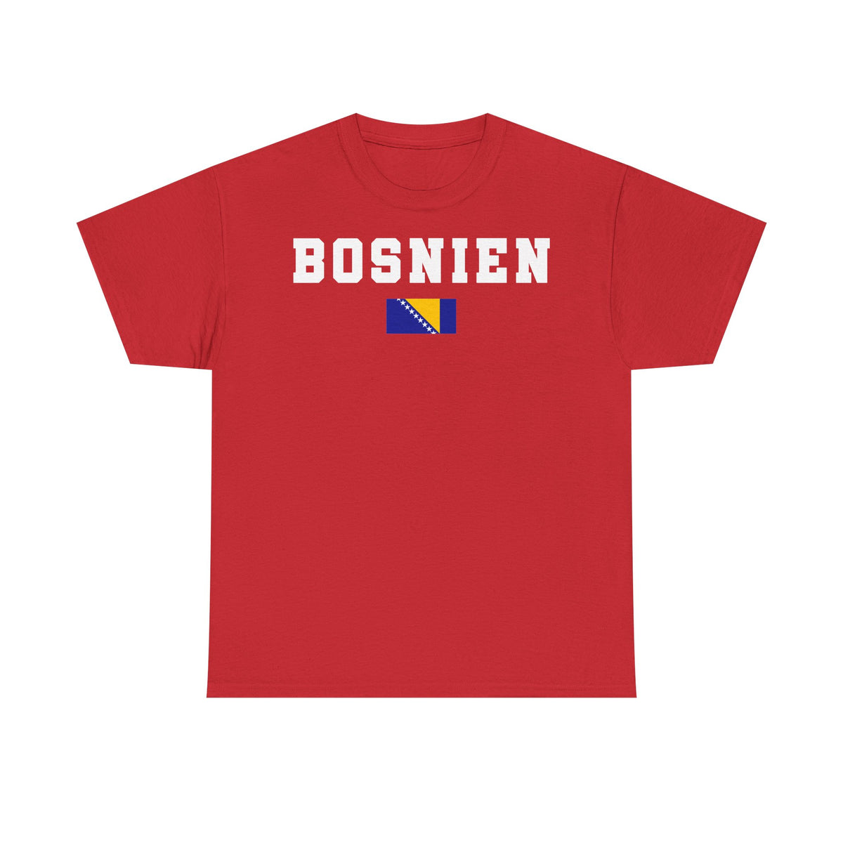 Bosnia Wappen Flagge Stolz Heimat Fußball fan Geschenkidee - Unisex T-Shirt