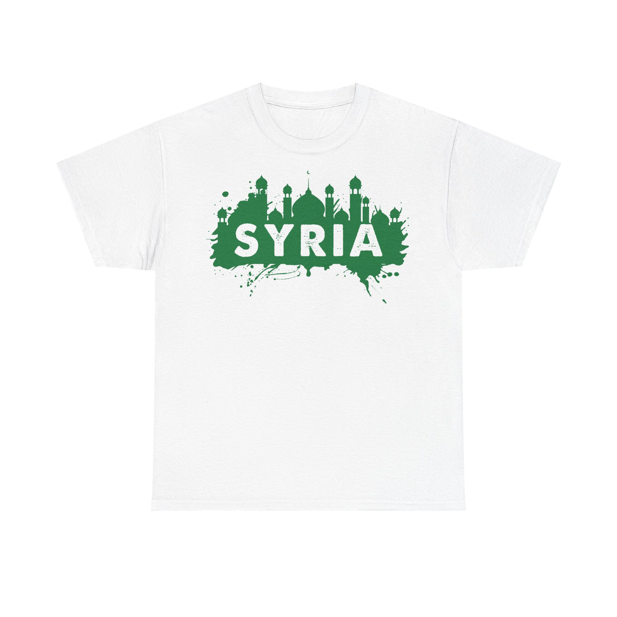 Syria Syrien Wappen Flagge Heimat Sport Fan Geschenkidee - Unisex T-Shirt