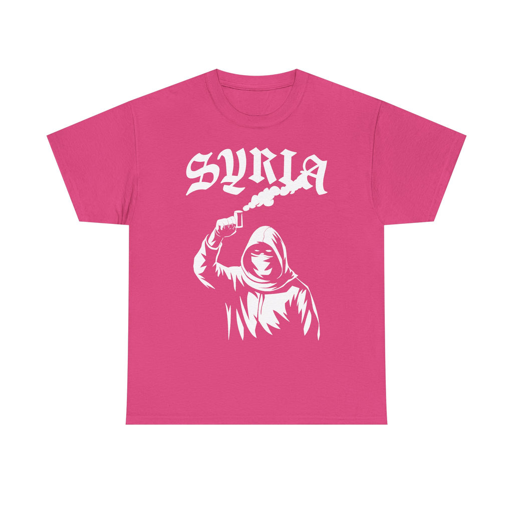 Syria Syrien Hooligan Wappen Flagge Heimat Sport Fußball Fan Geschenkidee - Unisex T-Shirt