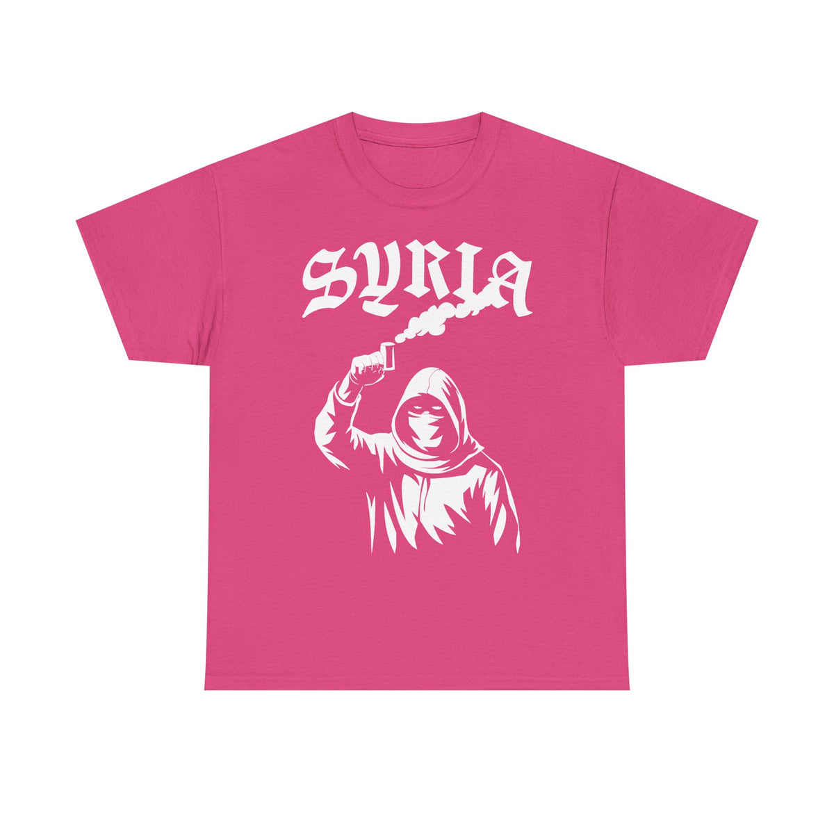 Syria Syrien Hooligan Wappen Flagge Heimat Sport Fußball Fan Geschenkidee - Unisex T-Shirt
