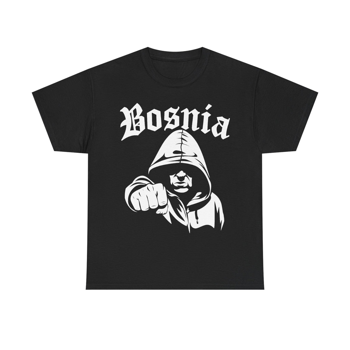 Bosnia Hooligan escudo bandera orgullo patria fútbol idea de regalo para fans - Camiseta unisex