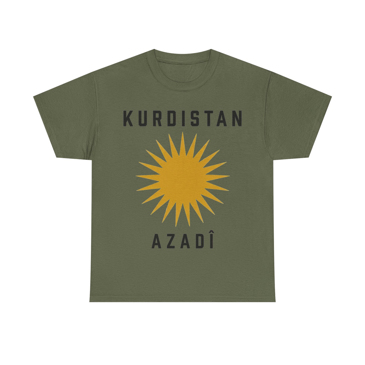 Kurdistan Azadi Sonne Wappen Geschenkidee - Unisex T-Shirt