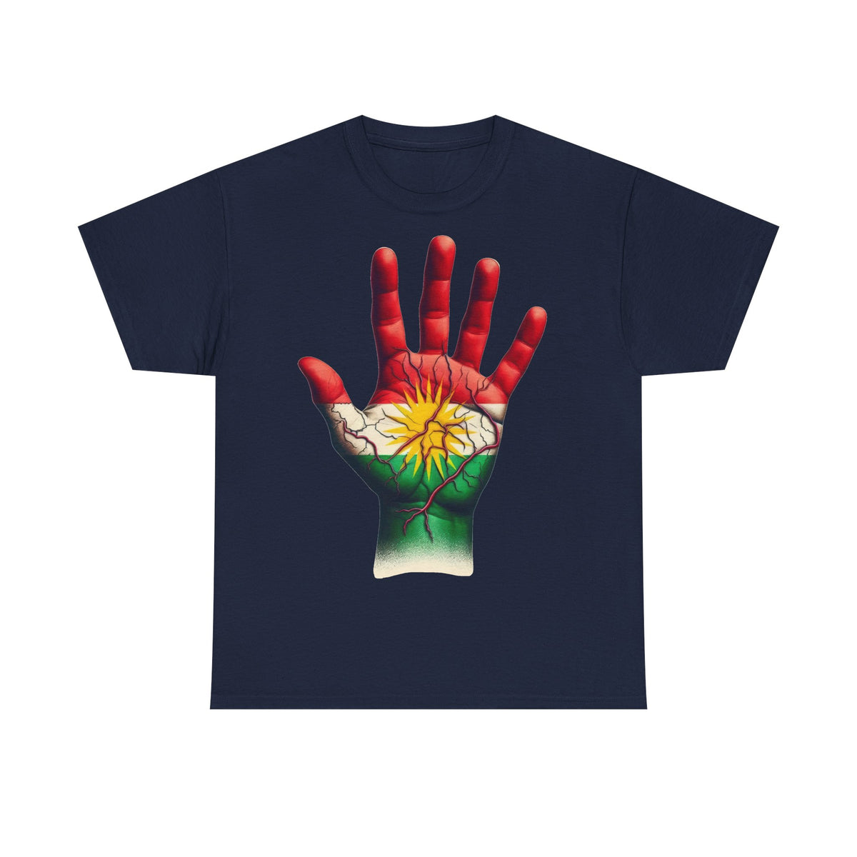 Kurdisches DNA im Blut Stolz Flagge - Unisex T-Shirt