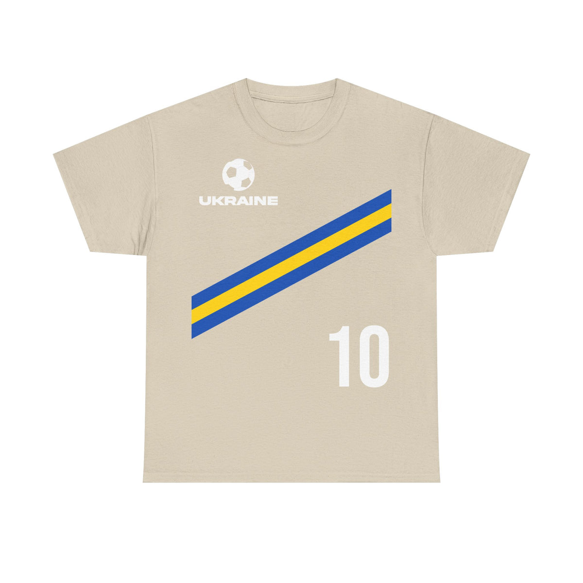 Bandera de Ucrania escudo idea de regalo afición al deporte moda vintage - Camiseta unisex