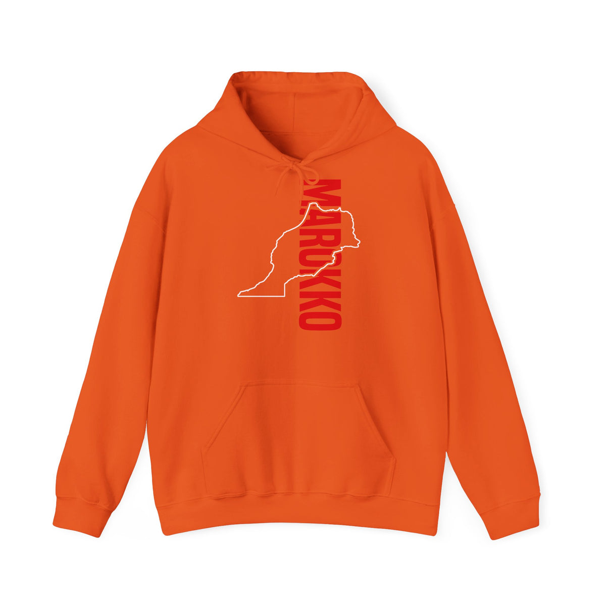 Stemma del Marocco Bandiera del Marocco Orgoglio Tifoso di calcio Sport Idea regalo - Felpa con cappuccio unisex