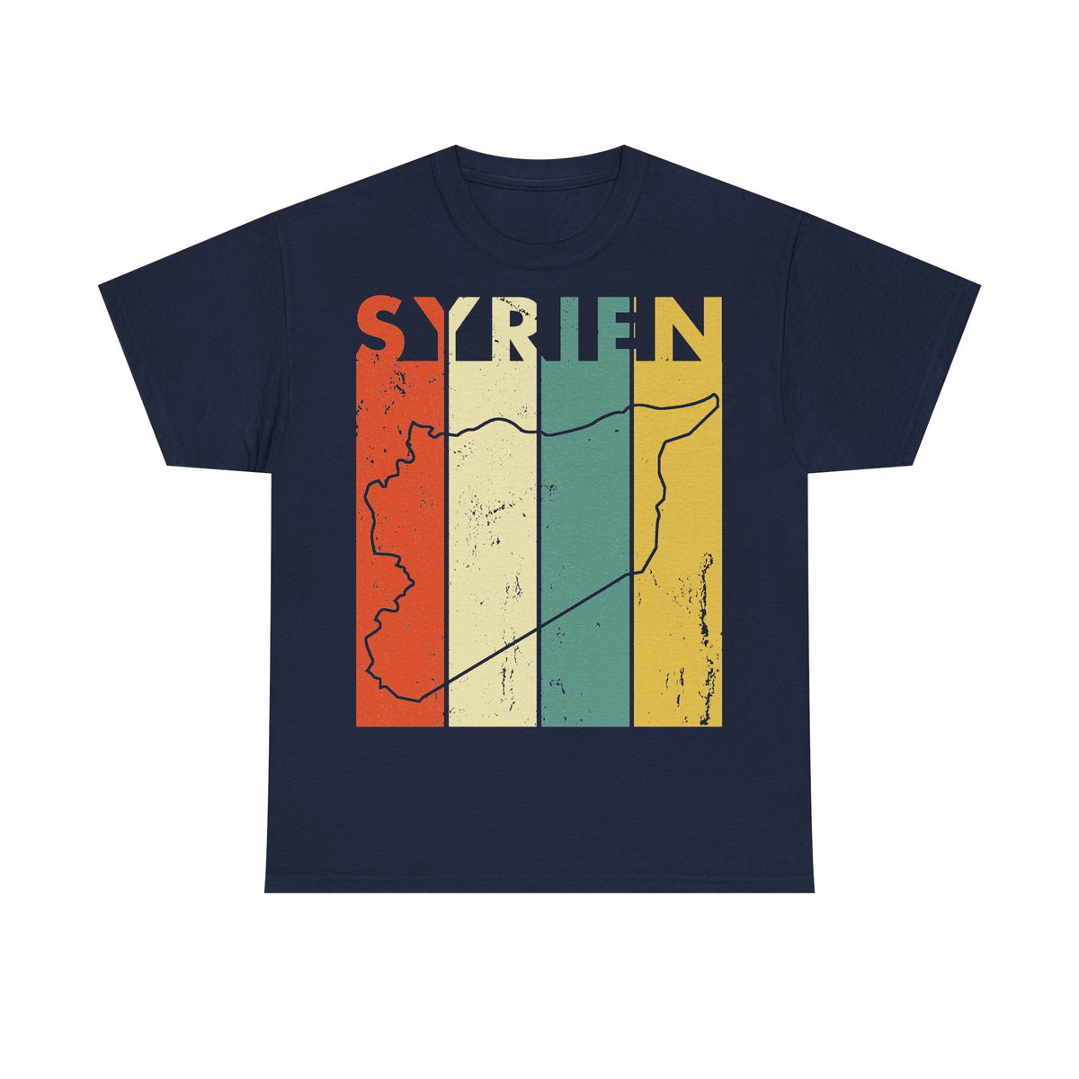 Syria Syrien Wappen Flagge Heimat Sport Fan Geschenkidee - Unisex T-Shirt