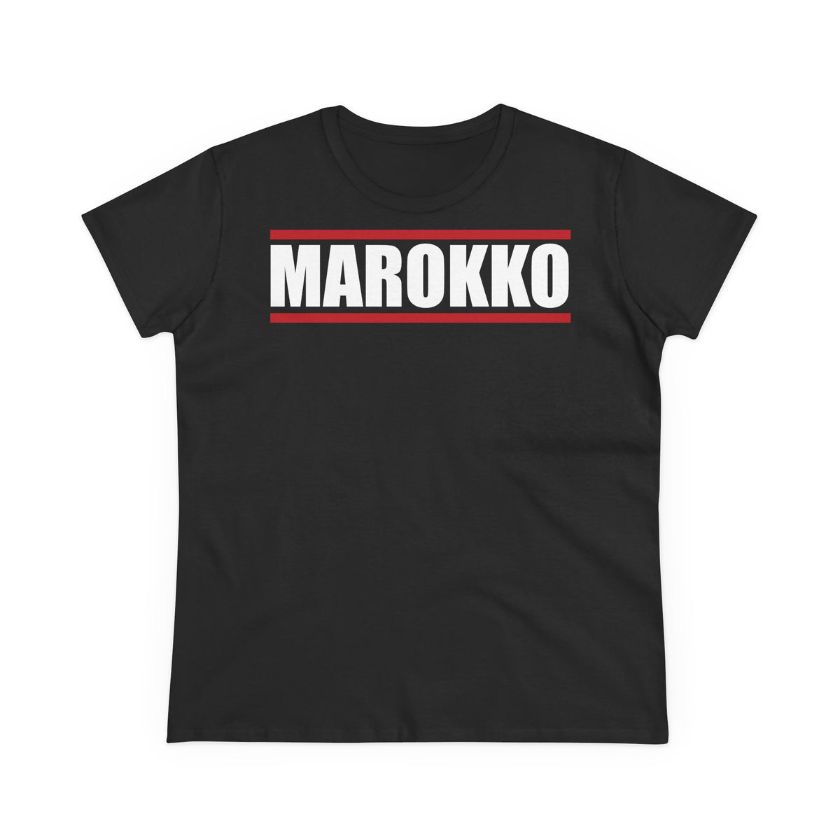 Escudo de Marruecos, bandera de Marruecos, orgullo, aficionada al fútbol y al deporte, idea de regalo - Camiseta para mujer