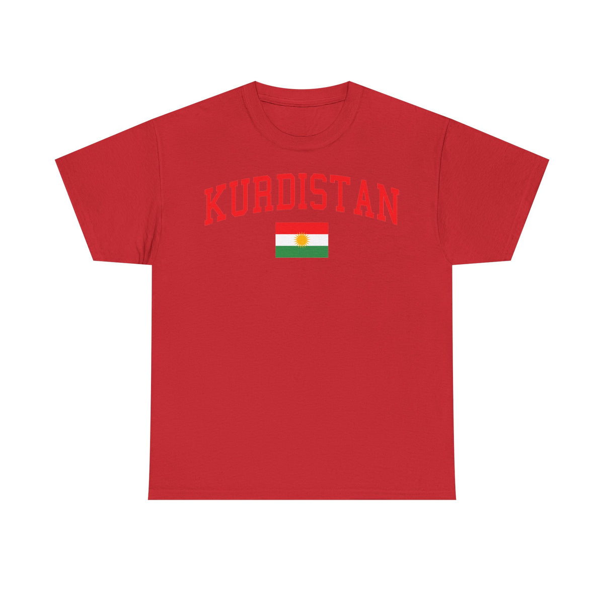 Kurdistán Azadi Escudo Bandera Patria Newroz Regalo - Camiseta unisex
