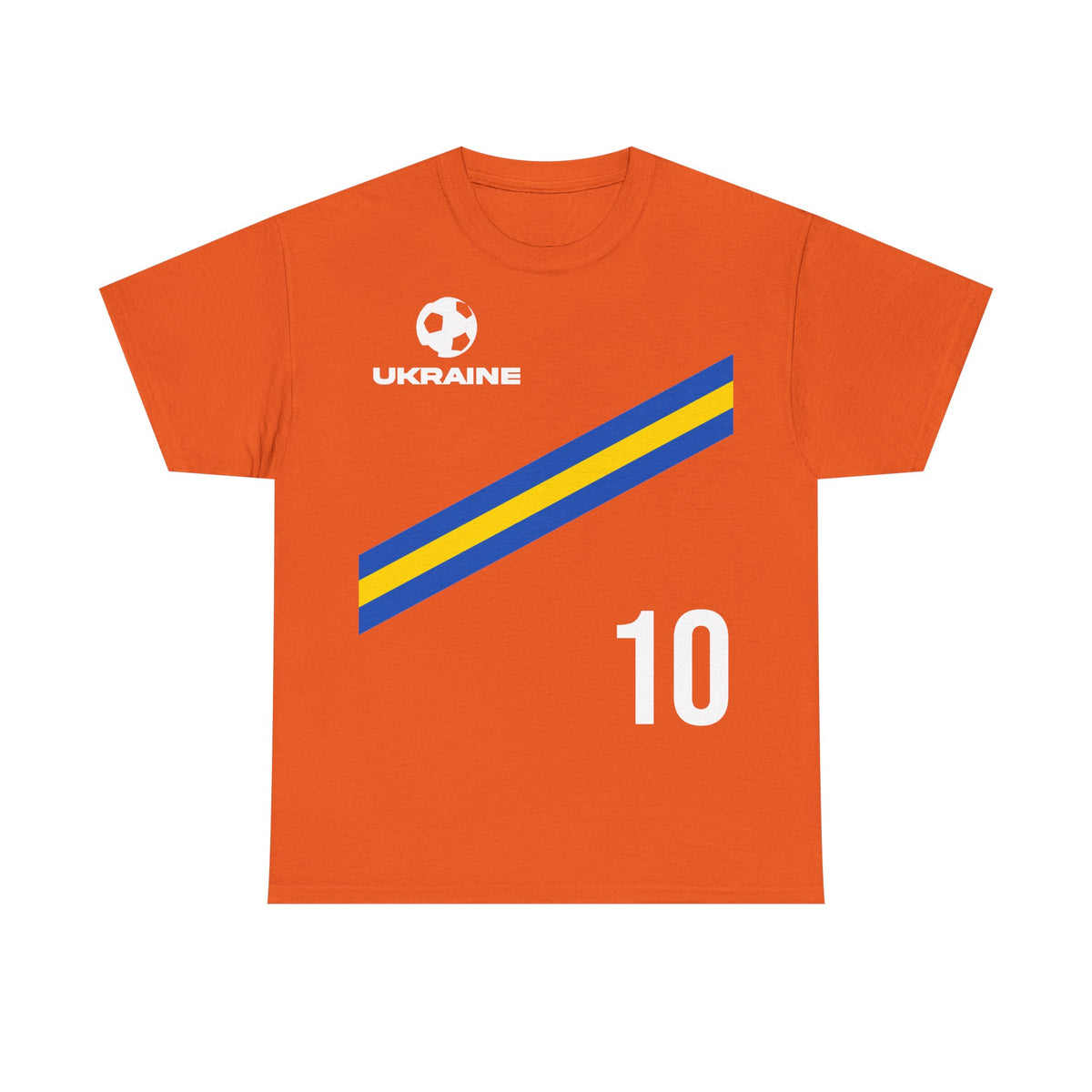 Bandera de Ucrania escudo idea de regalo afición al deporte moda vintage - Camiseta unisex