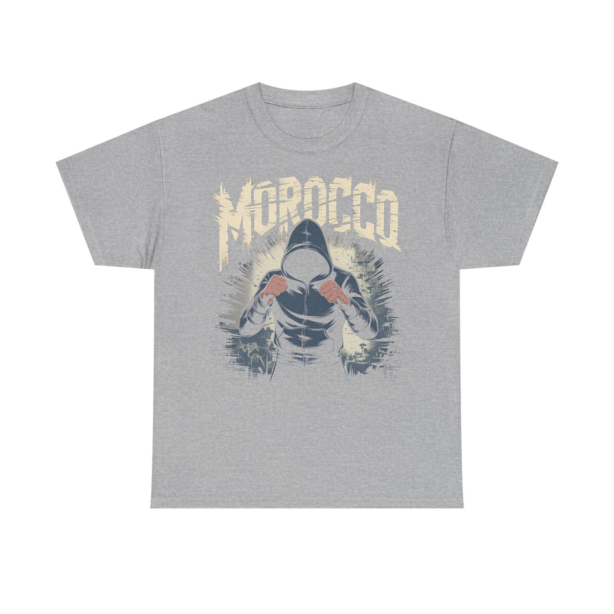 Escudo de hooligan de Marruecos Bandera de Marruecos Fútbol Aficionado Deporte Idea de regalo - Camiseta unisex