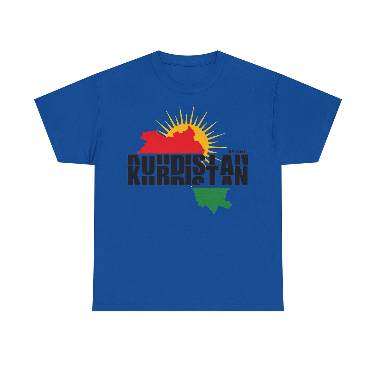 Kurdistan is ONE Flagge Heimat Newroz - Unisex T-Shirt