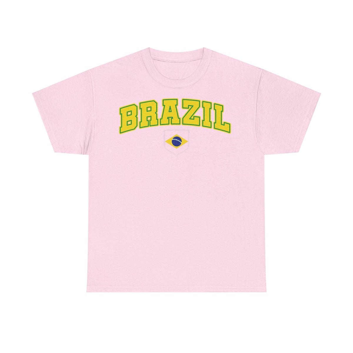 Brazil Brasilien Wappen Flagge Sport Fan Fußball Geschenkidee - Unisex T-Shirt