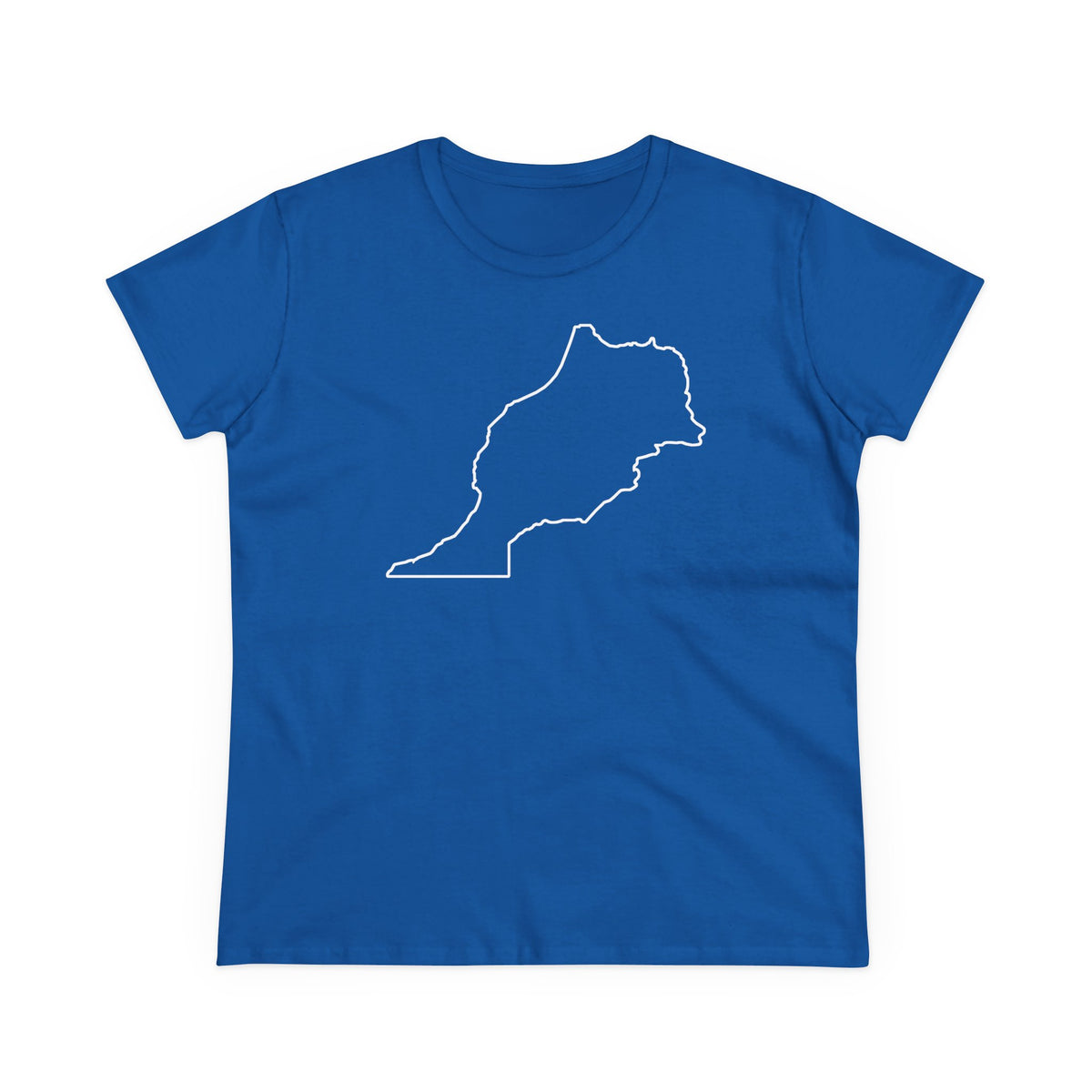 Escudo de Marruecos, bandera de Marruecos, orgullo, aficionada al fútbol y al deporte, idea de regalo - Camiseta para mujer