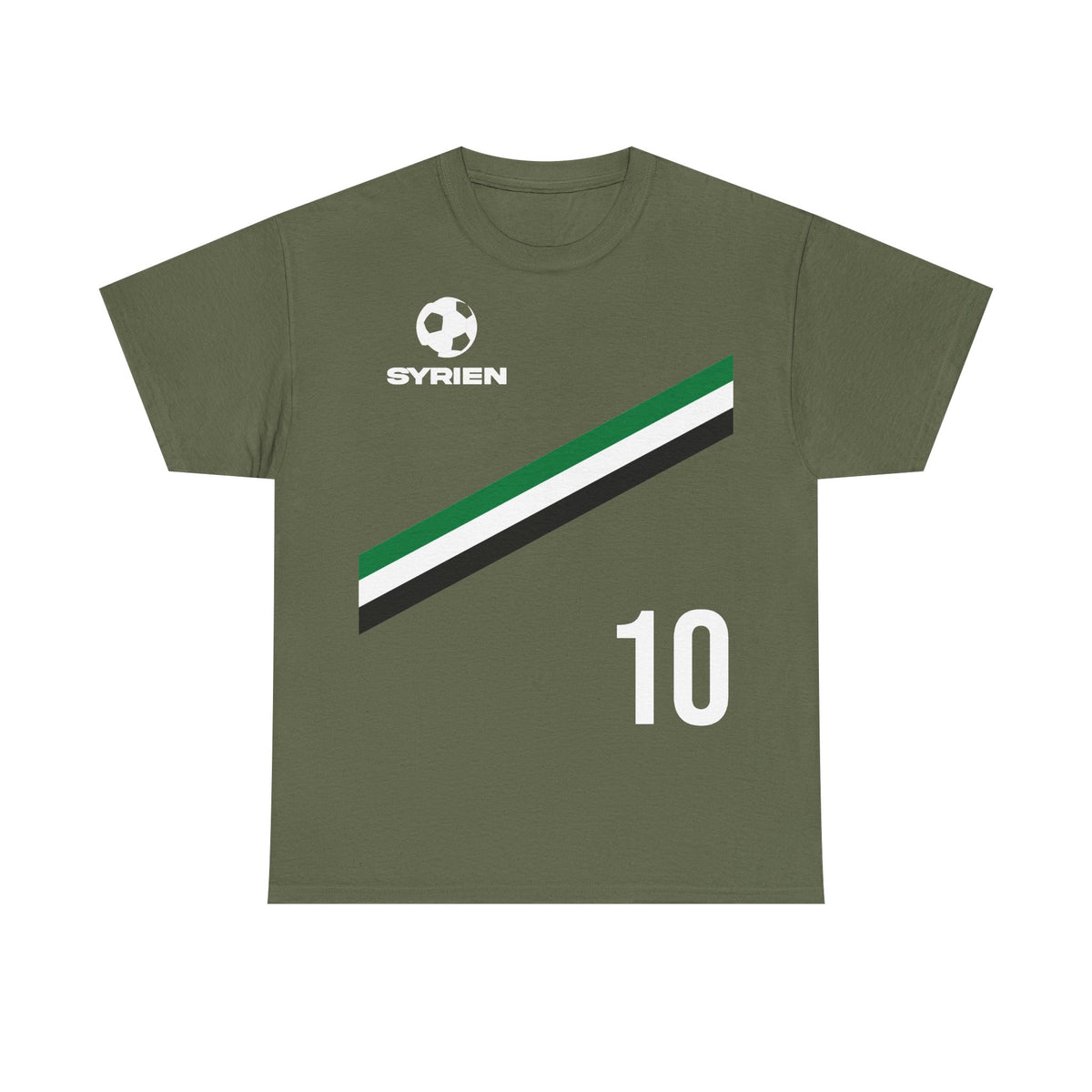 Syria Syrien Wappen Flagge Heimat Sport Fan Geschenkidee - Unisex T-Shirt