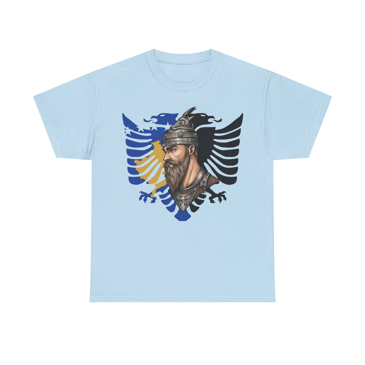 Leyenda de Skanderbeg Albania Kosovo Shqiptar Bandera Orgullo - Camiseta unisex