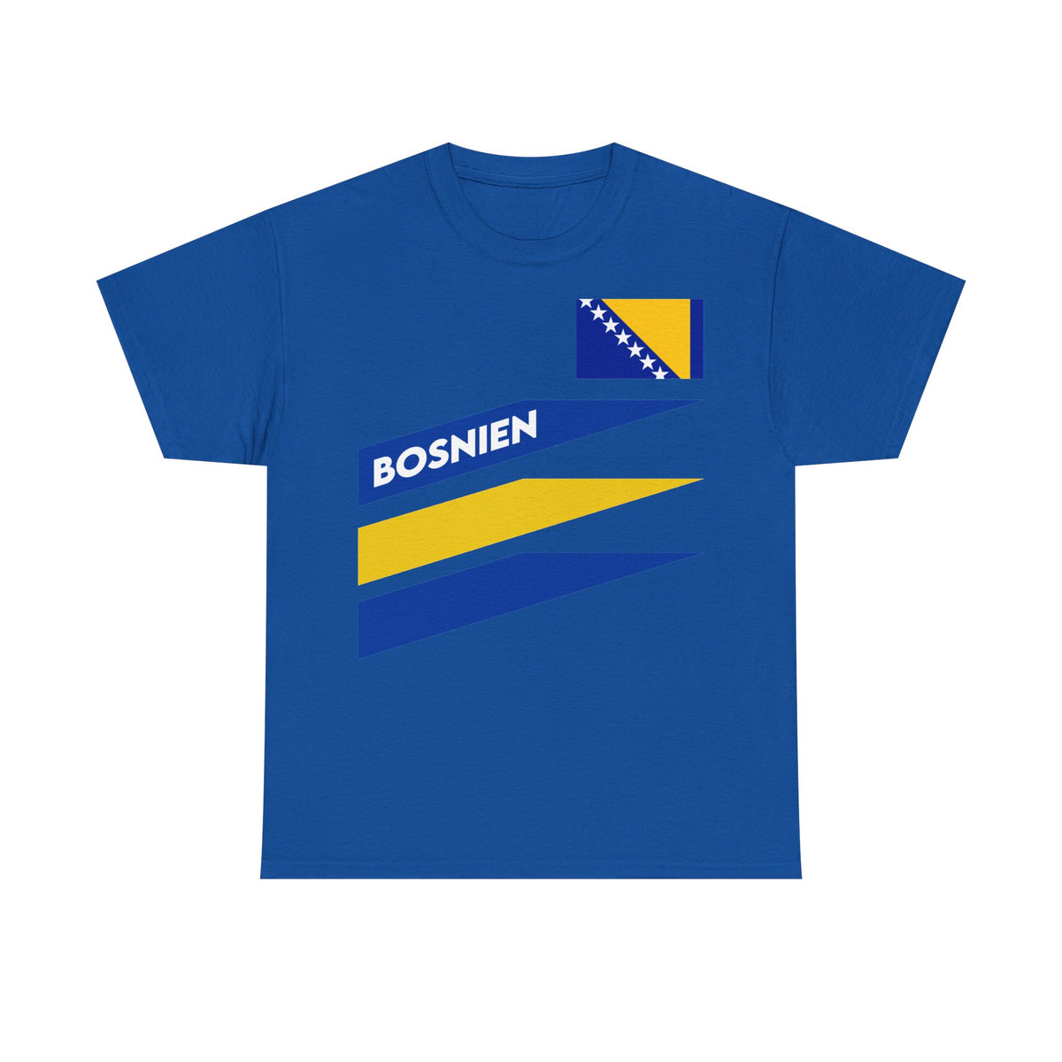 Bosnia Wappen Flagge Stolz Heimat Fußball fan Geschenkidee - Unisex T-Shirt
