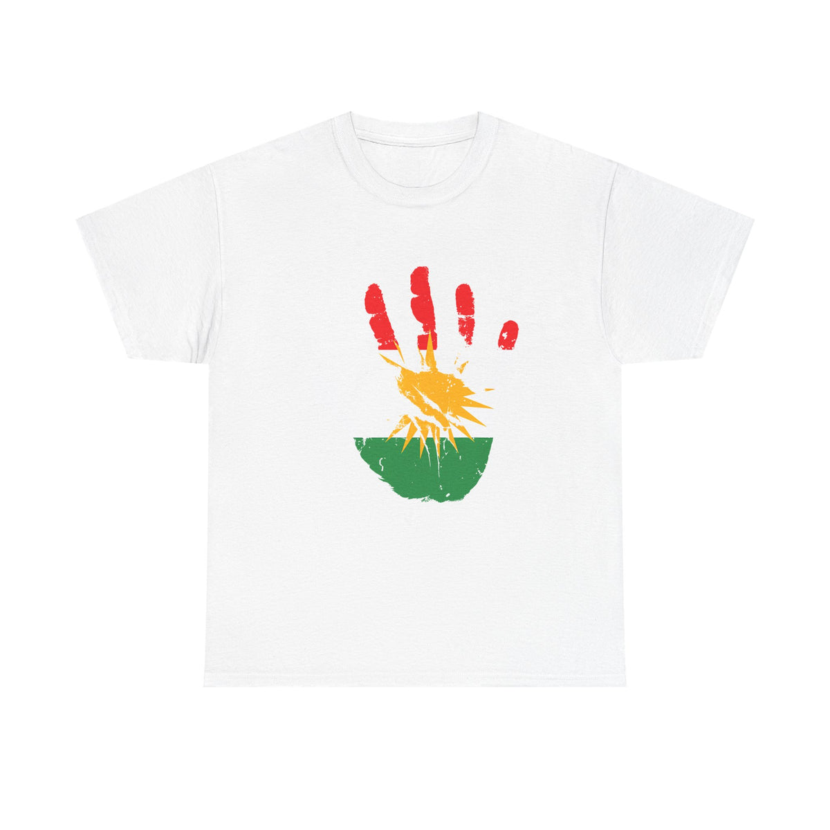 Kurdistán Azadi Escudo Bandera Patria Newroz Regalo - Camiseta unisex