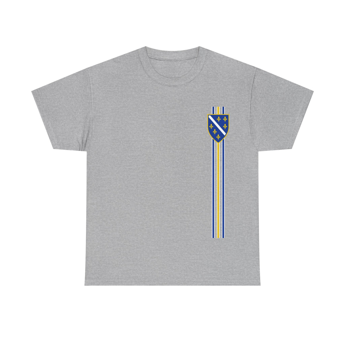 Bosnia escudo bandera fútbol deporte fan idea de regalo - Camiseta unisex
