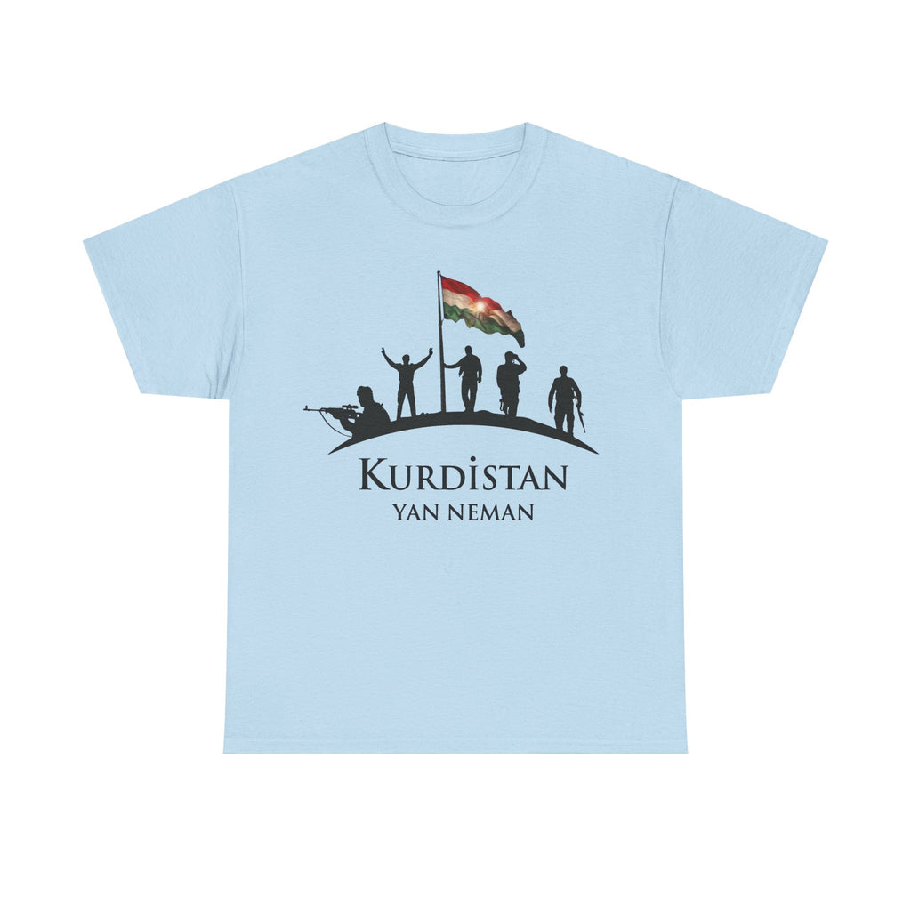 Kurdistan Yan Neman Flagge - Unisex T-Shirt