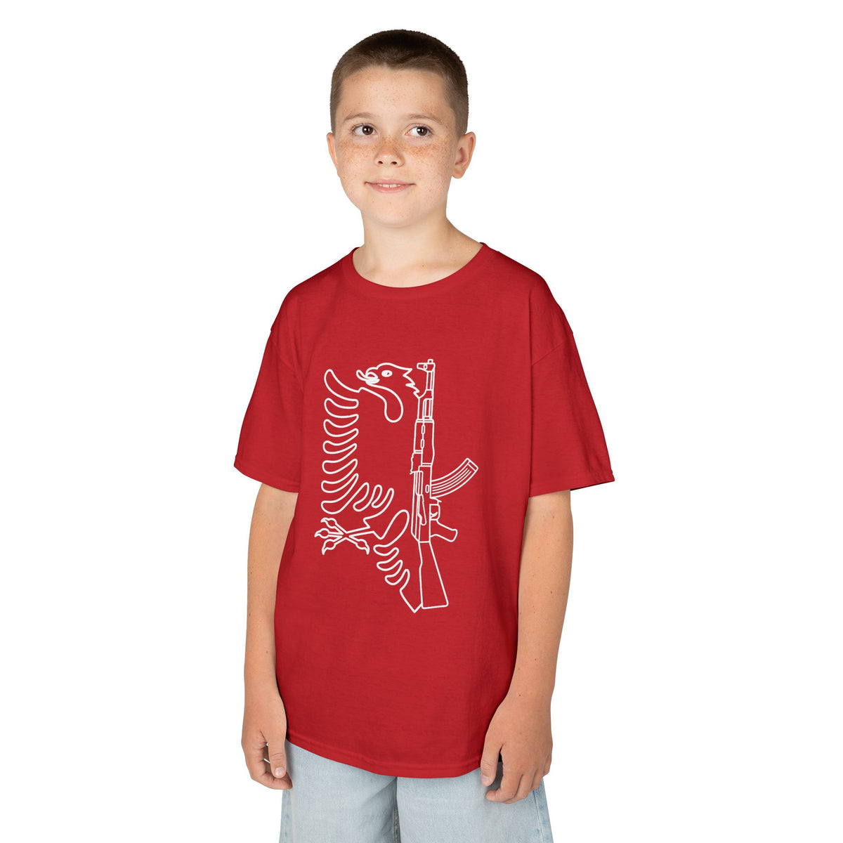 Der Albanische Adler AK Street Urban - Unisex Kinder & Jugendliche T-Shirt
