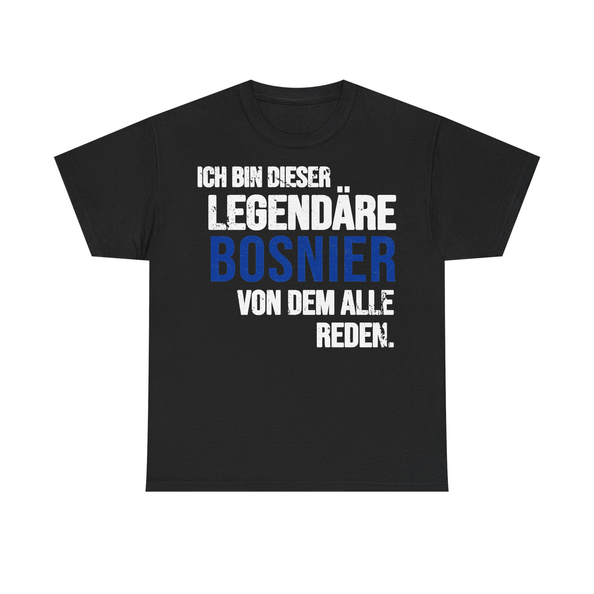 Bosnia Wappen Flagge Stolz Heimat Fußball fan Geschenkidee - Unisex T-Shirt