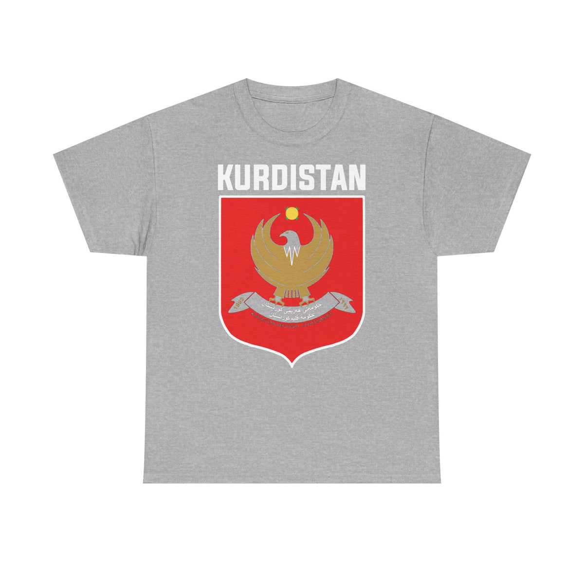 Kurdistán Azadi Escudo Bandera Patria Newroz Regalo - Camiseta unisex