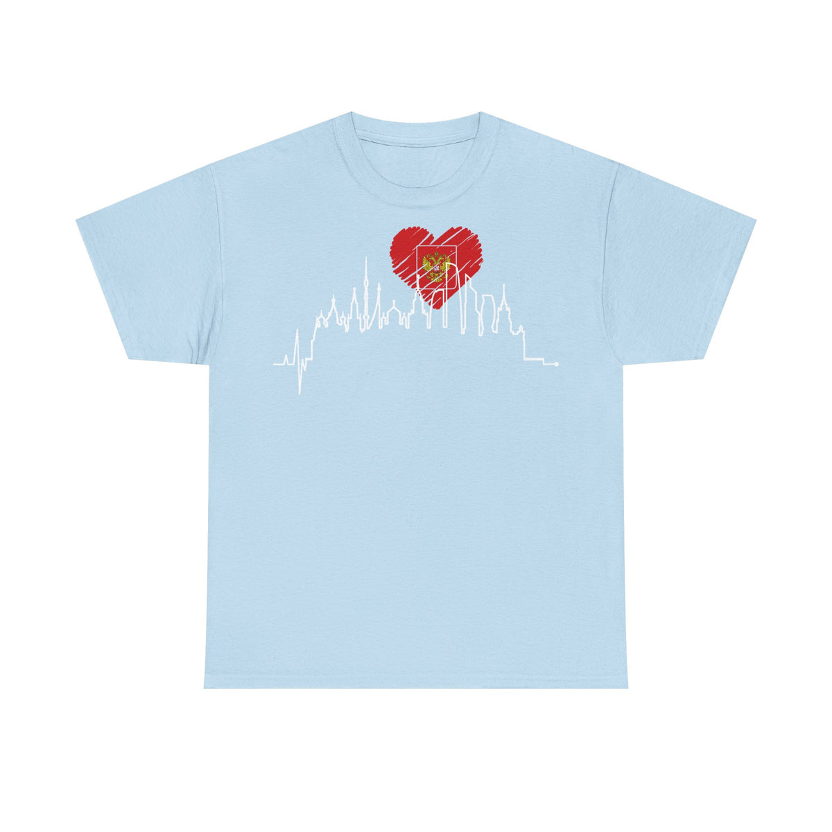 Rusia Rusia Moscú águila bandera escudo regalo deporte aficionado moda - Camiseta unisex