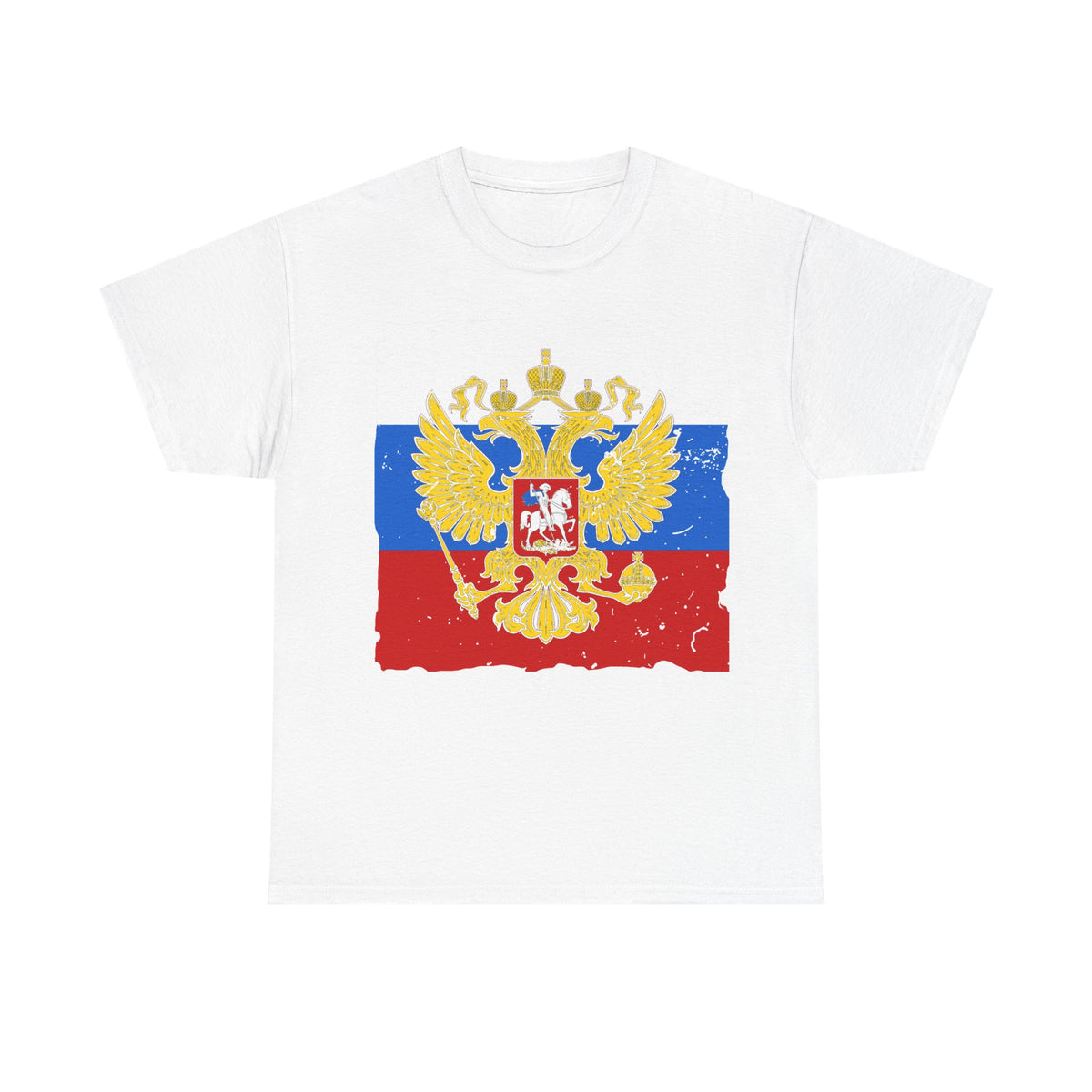Rusia Rusia Moscú águila bandera escudo regalo deporte aficionado moda - Camiseta unisex