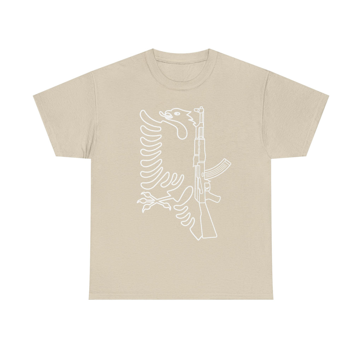 Águila albanesa AK Urbana callejera Bandera Orgullo - Camiseta unisex