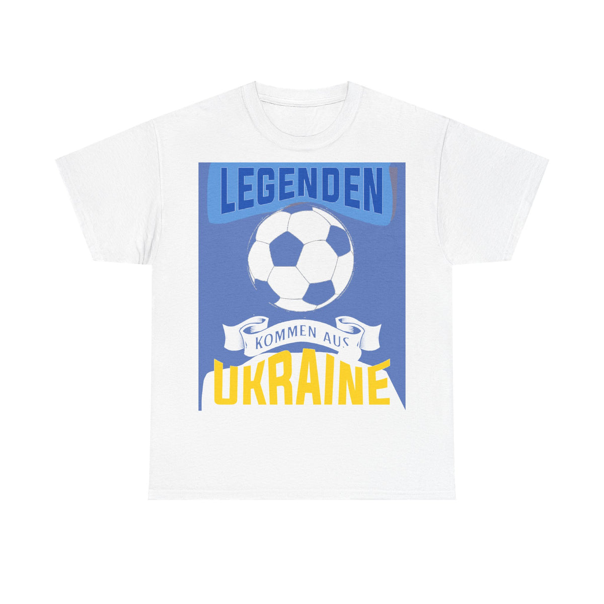 Bandera de Ucrania escudo idea de regalo afición al deporte moda vintage - Camiseta unisex