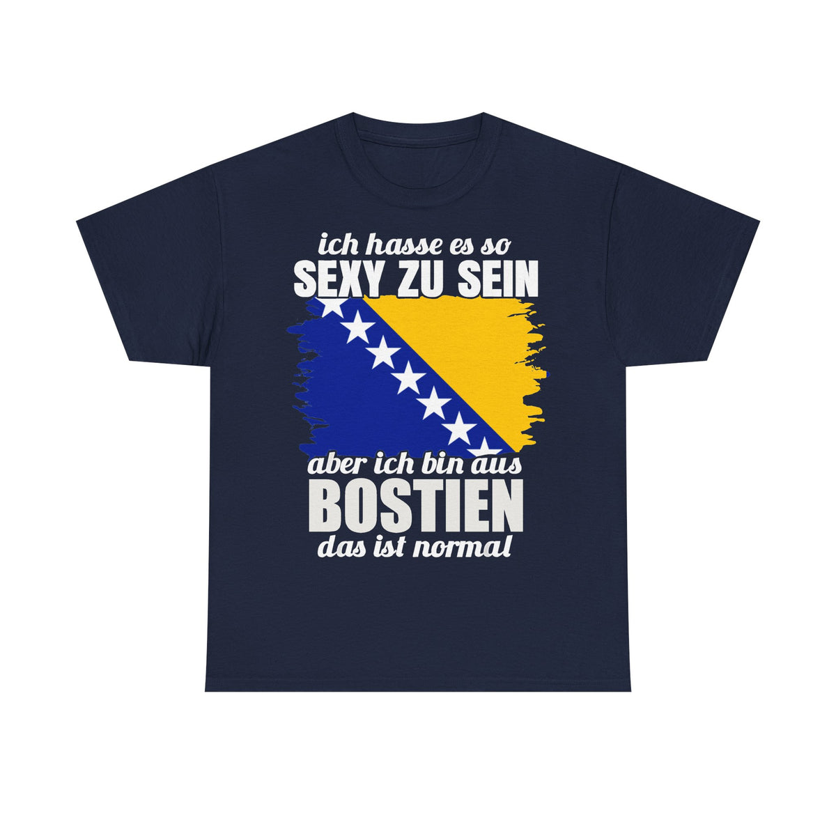 Bosnia Wappen Flagge Stolz Heimat Fußball fan Geschenkidee - Unisex T-Shirt