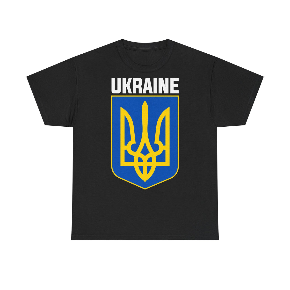 Bandiera e stemma dell'Ucraina Idea regalo Sport Tifoso Moda Vintage - T-shirt unisex