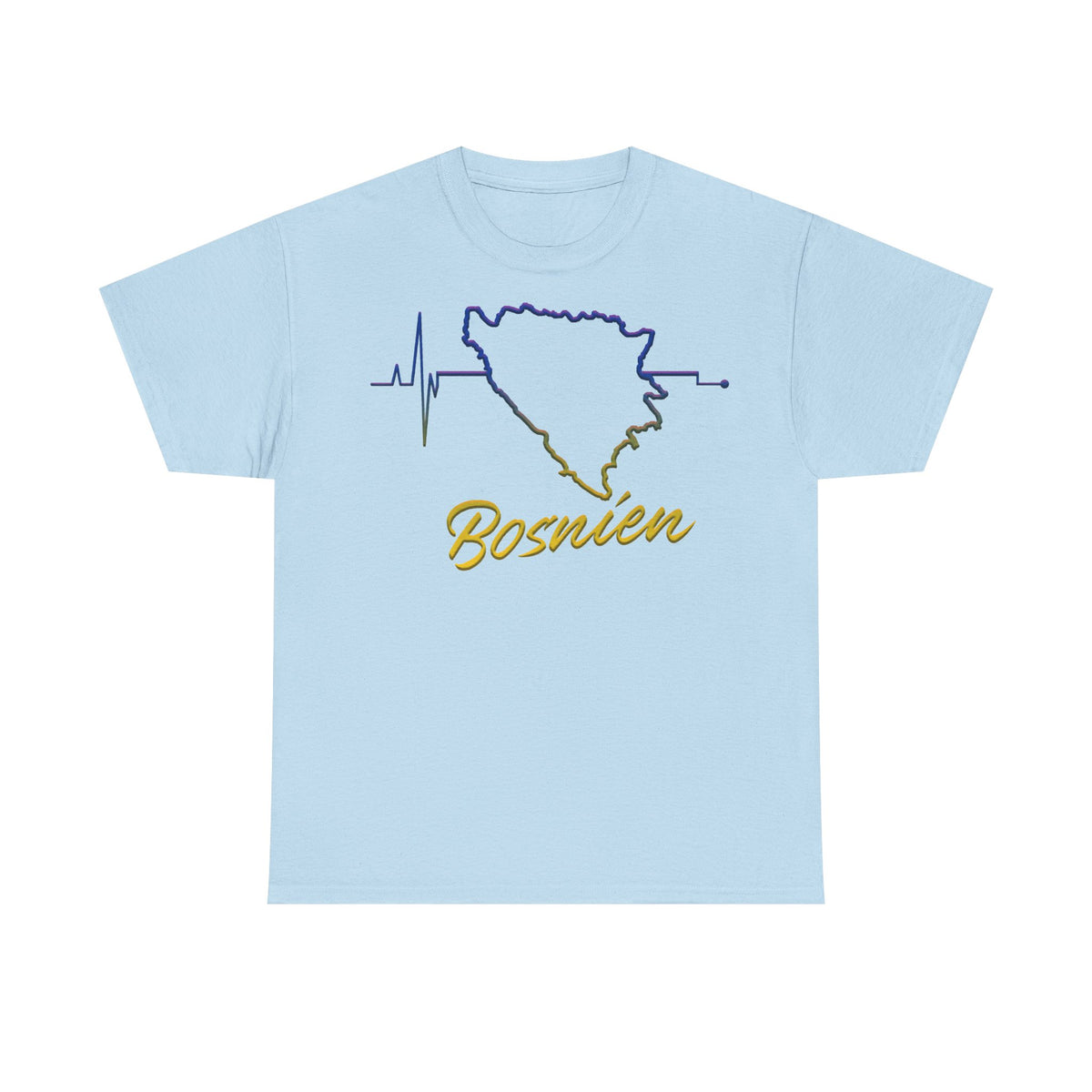 Bosnia escudo bandera orgullo patria aficionado al fútbol idea de regalo - Camiseta unisex