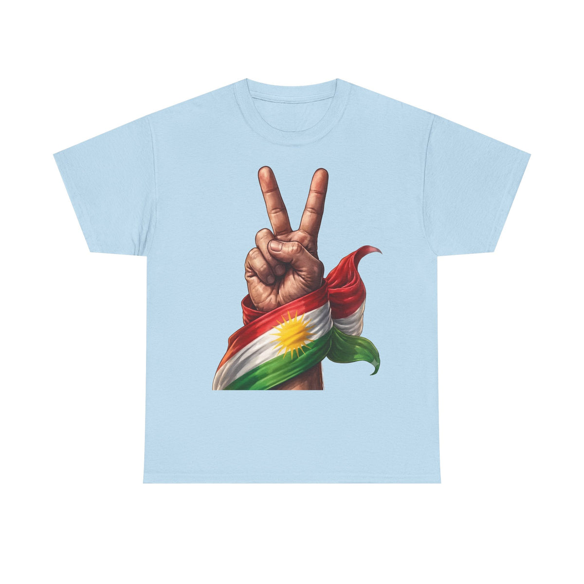 Kurdistán Paz Bandera Patria Orgullo - Camiseta unisex