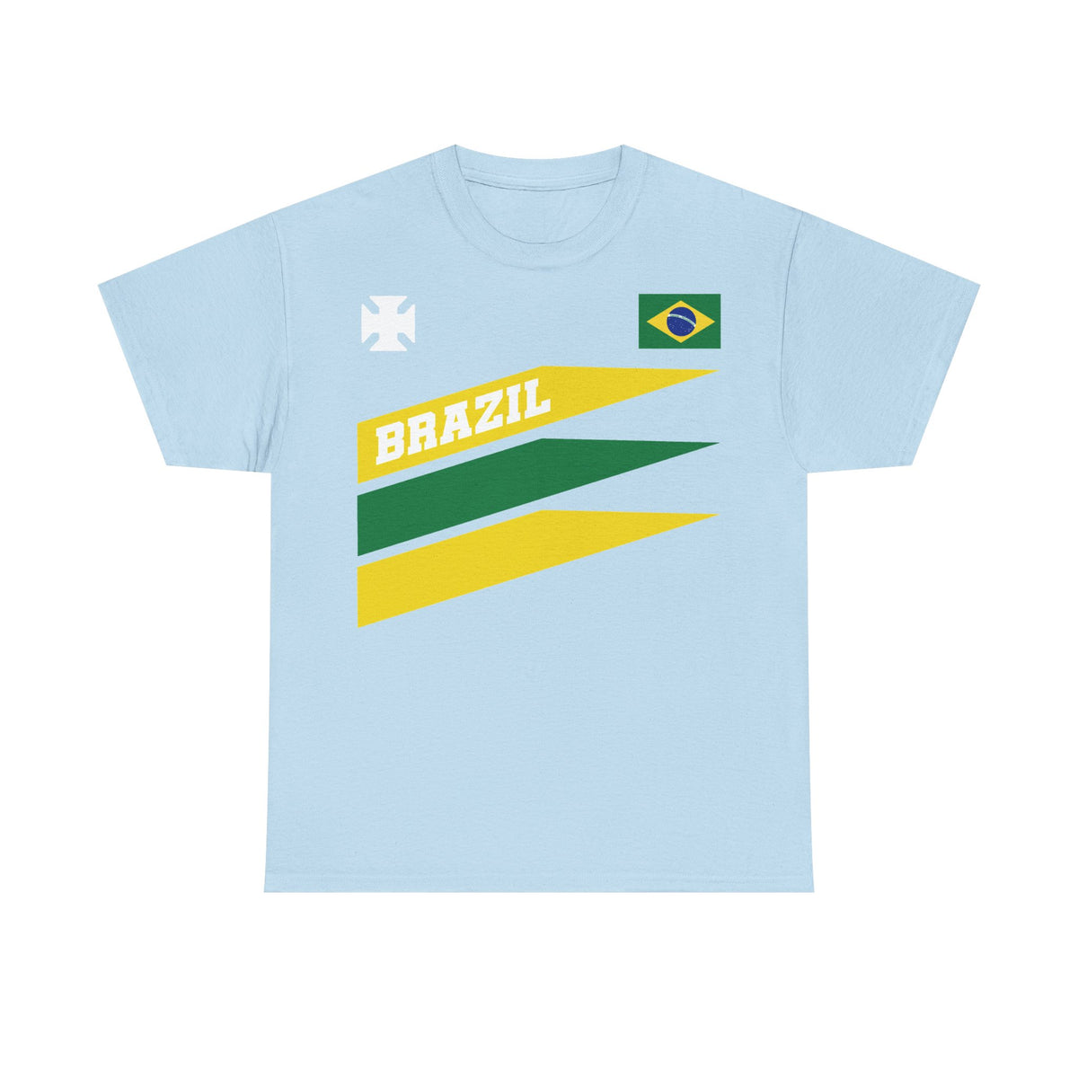 Brazil Brasilien Wappen Flagge Sport Fan Fußball Geschenkidee - Unisex T-Shirt