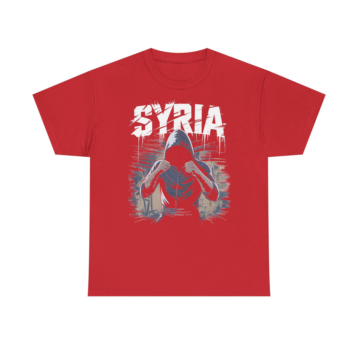 Syria Syrien Hooligan Wappen Flagge Heimat Sport Fußball Fan Geschenkidee - Unisex T-Shirt