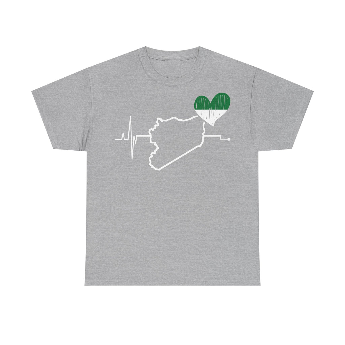 Syria Syrien Wappen Flagge Heimat Sport Fan Geschenkidee - Unisex T-Shirt