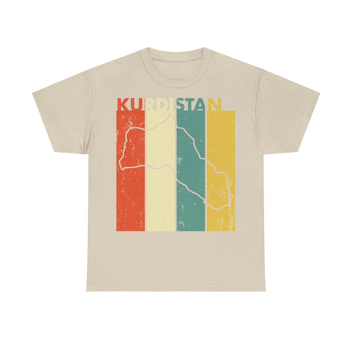 Kurdistán Azadi Escudo Bandera Patria Newroz Regalo - Camiseta unisex