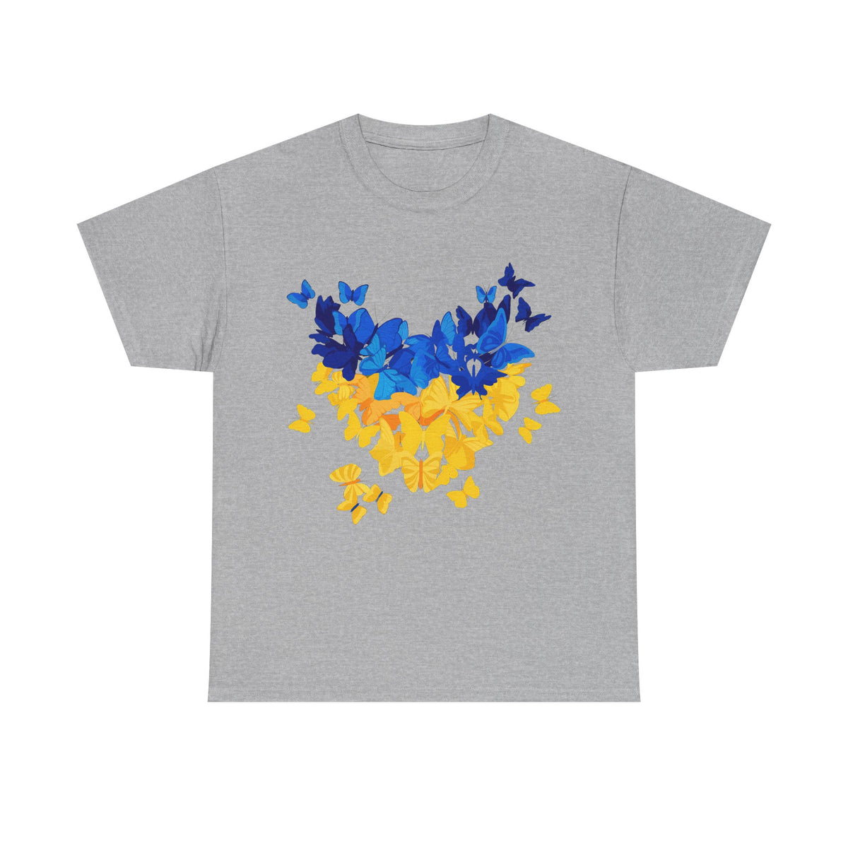 Bandera de Ucrania escudo idea de regalo afición al deporte moda vintage - Camiseta unisex