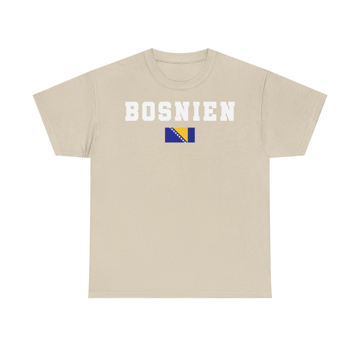 Bosnia Wappen Flagge Stolz Heimat Fußball fan Geschenkidee - Unisex T-Shirt