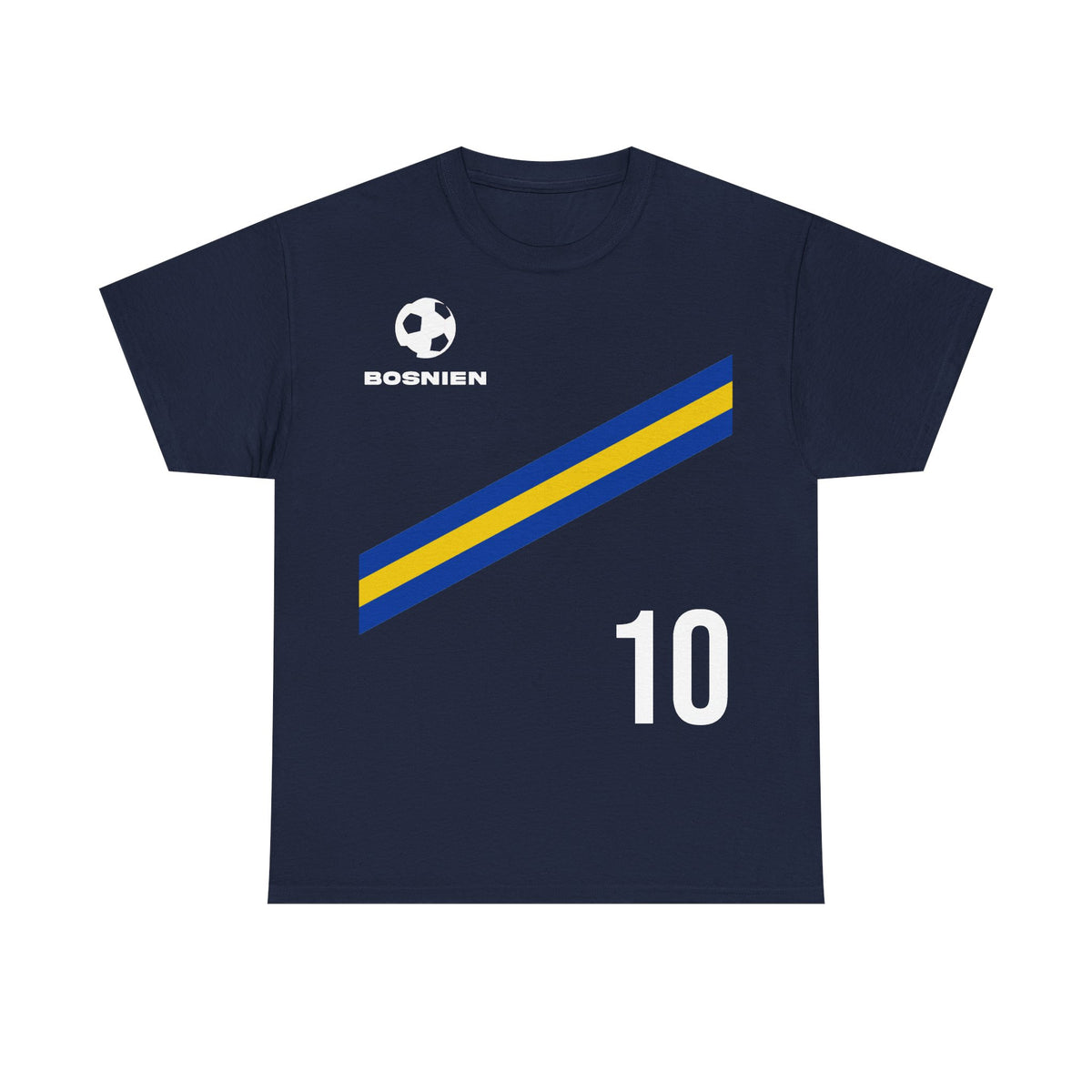 Bosnia Wappen Flagge Stolz Heimat Fußball fan Geschenkidee - Unisex T-Shirt
