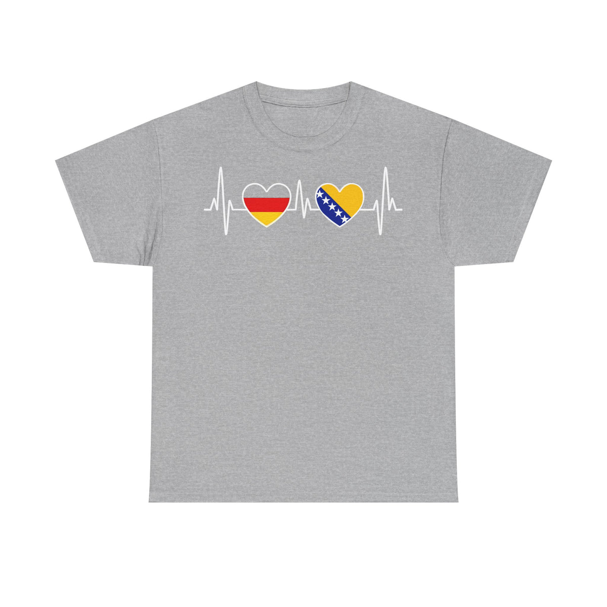 Bosnia Wappen Flagge Stolz Heimat Fußball fan Geschenkidee - Unisex T-Shirt