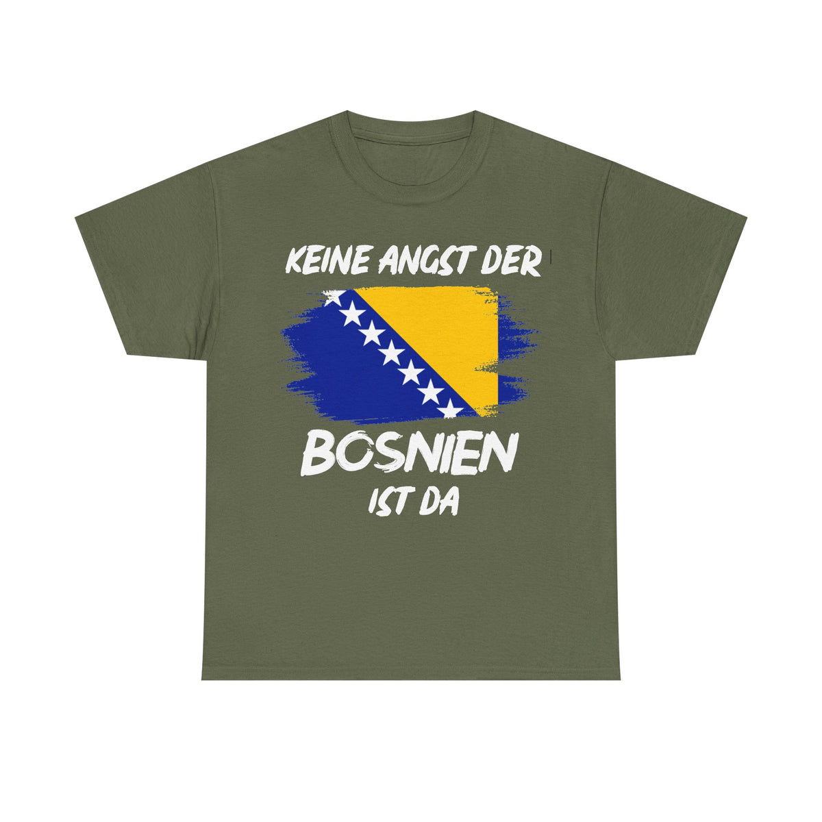 Bosnia Wappen Flagge Stolz Heimat Fußball fan Geschenkidee - Unisex T-Shirt