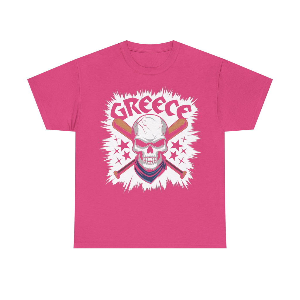Greece Griechenland Hooligan Flagge Wappen Heimat Fußball Sport Fan Geschenkidee - Unisex T-Shirt