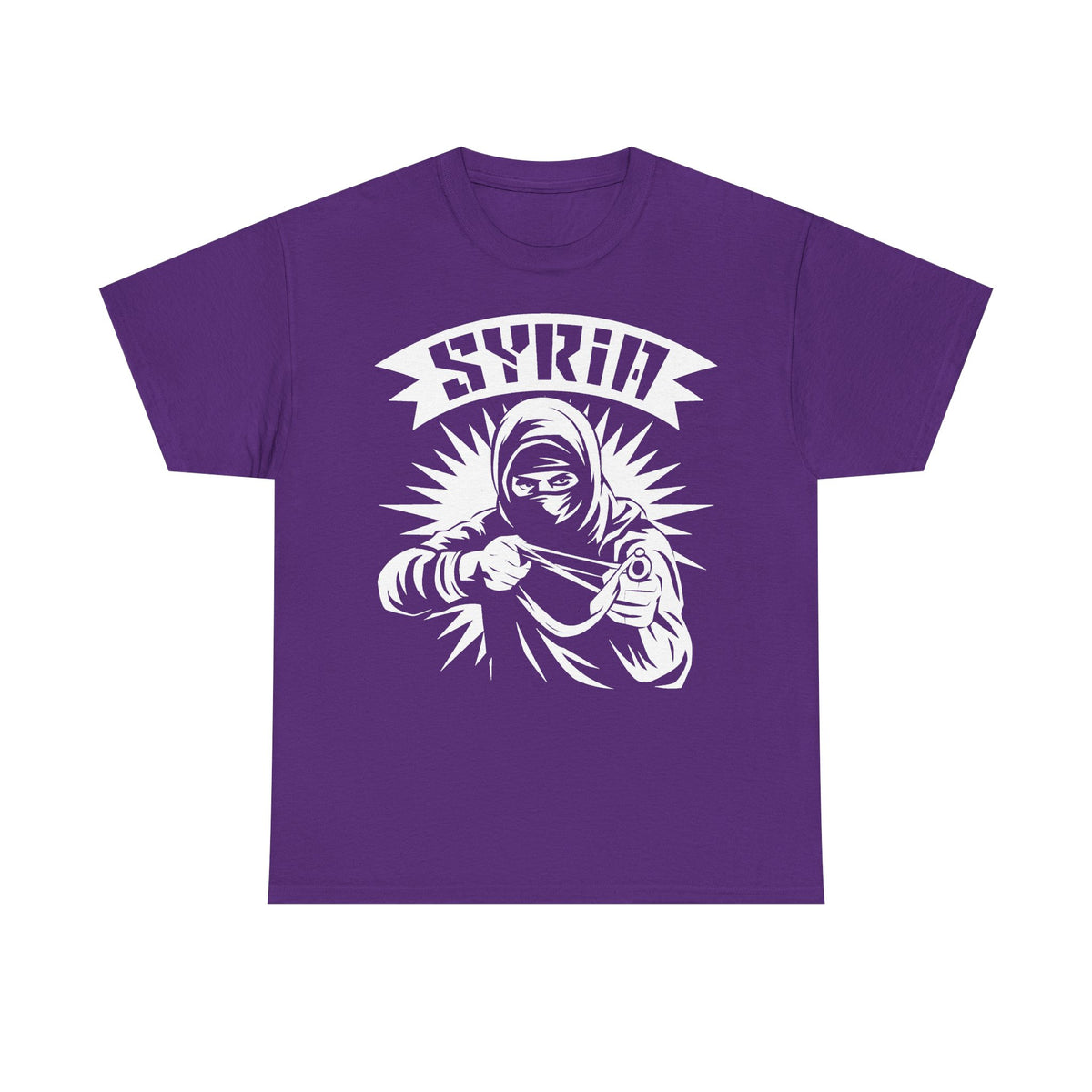 Syria Syrien Hooligan Wappen Flagge Heimat Sport Fußball Fan Geschenkidee - Unisex T-Shirt