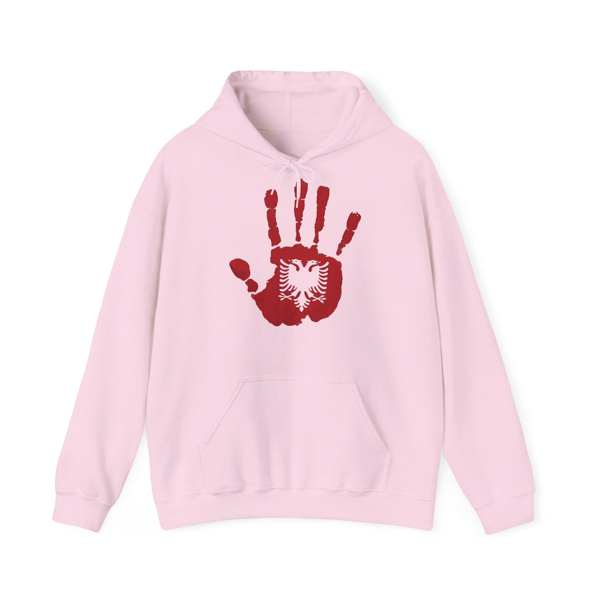 Albania DNA Handabdruck Flagge Adler - Unisex Hoodie
